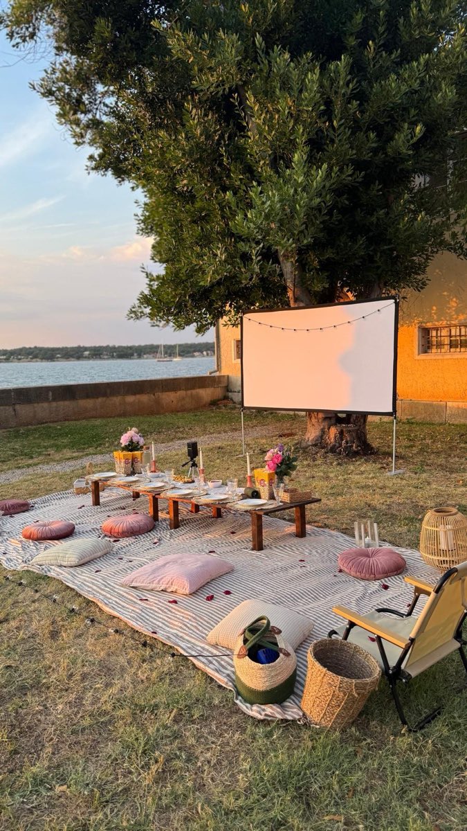 Open-Air Cinema — Added to any setup · one film